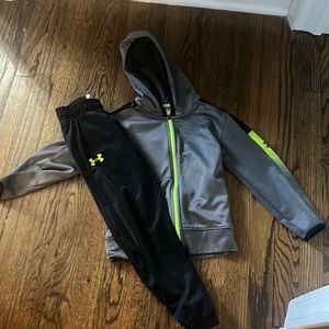 Kids under armor matching track set